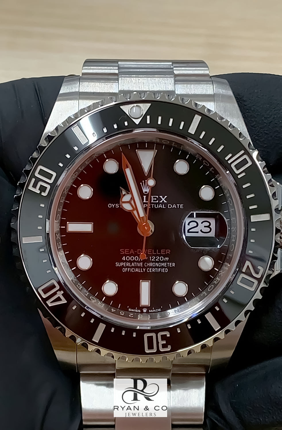 Rolex Sea-Dweller 43mm Black Dial | 4000ft Diver Watch Ceramic Bezel Oyster Bracelet