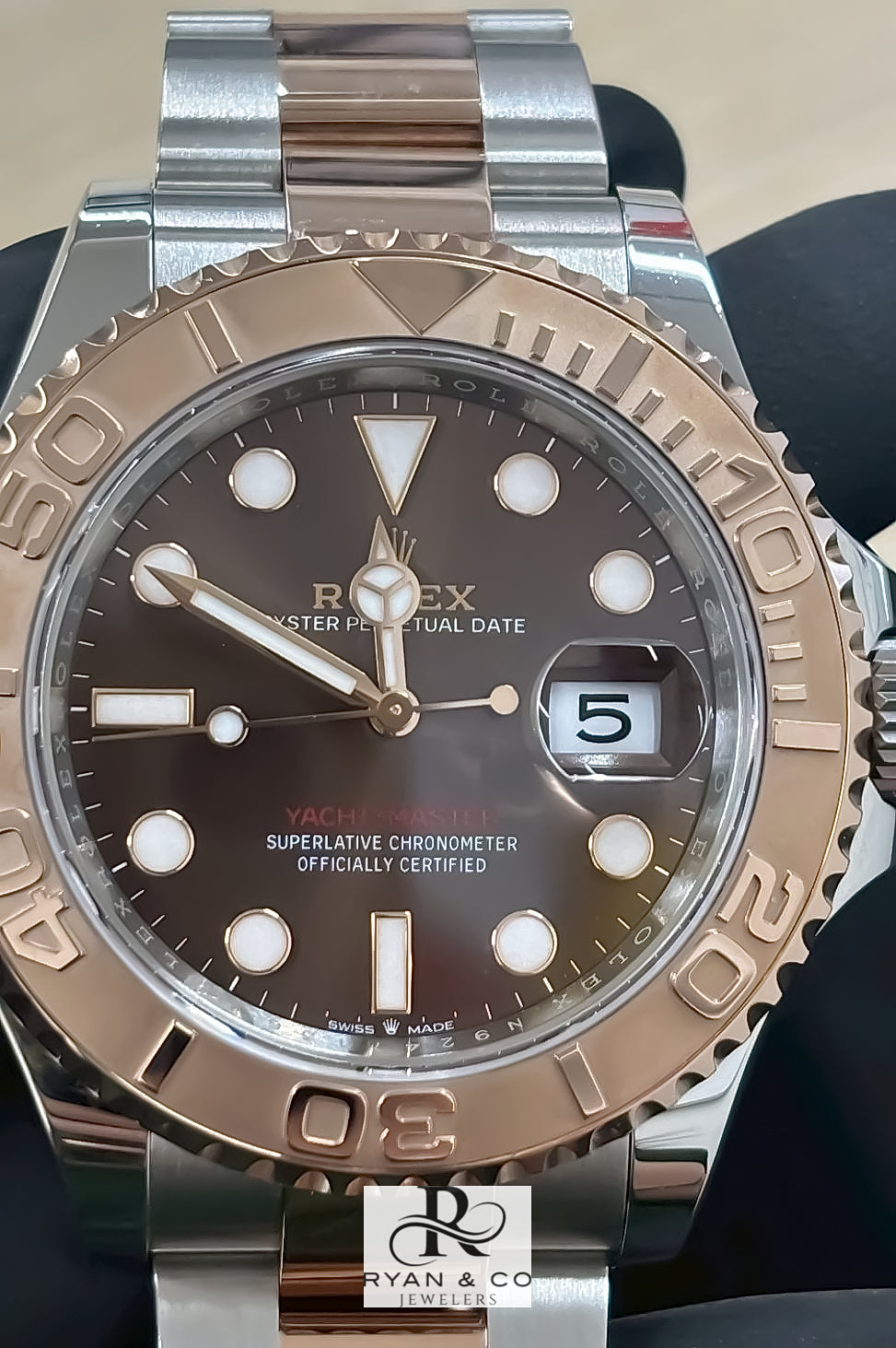Rolex Yacht-Master 40 Two-Tone Everose Gold Chocolate Dial | Oyster Bracelet Luxury Watch