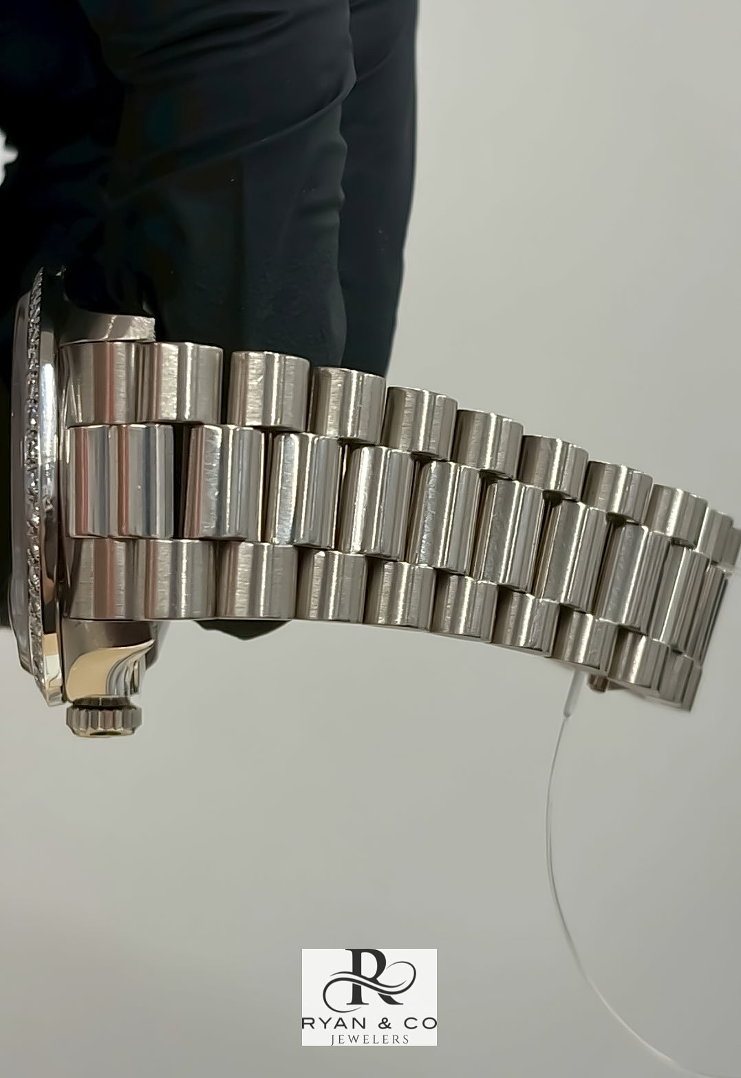 Rolex Day-Date 36mm Champagne Diamond Dial | Diamond Bezel President Bracelet Luxury Watch