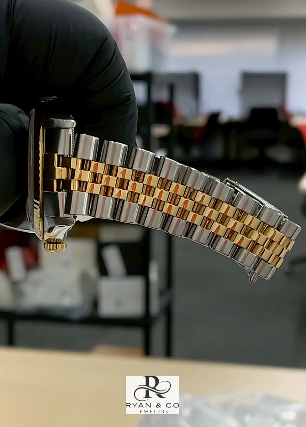 Rolex Datejust Two-Tone 36mm Champagne Diamond Dial | Jubilee Bracelet Fluted Bezel Watch