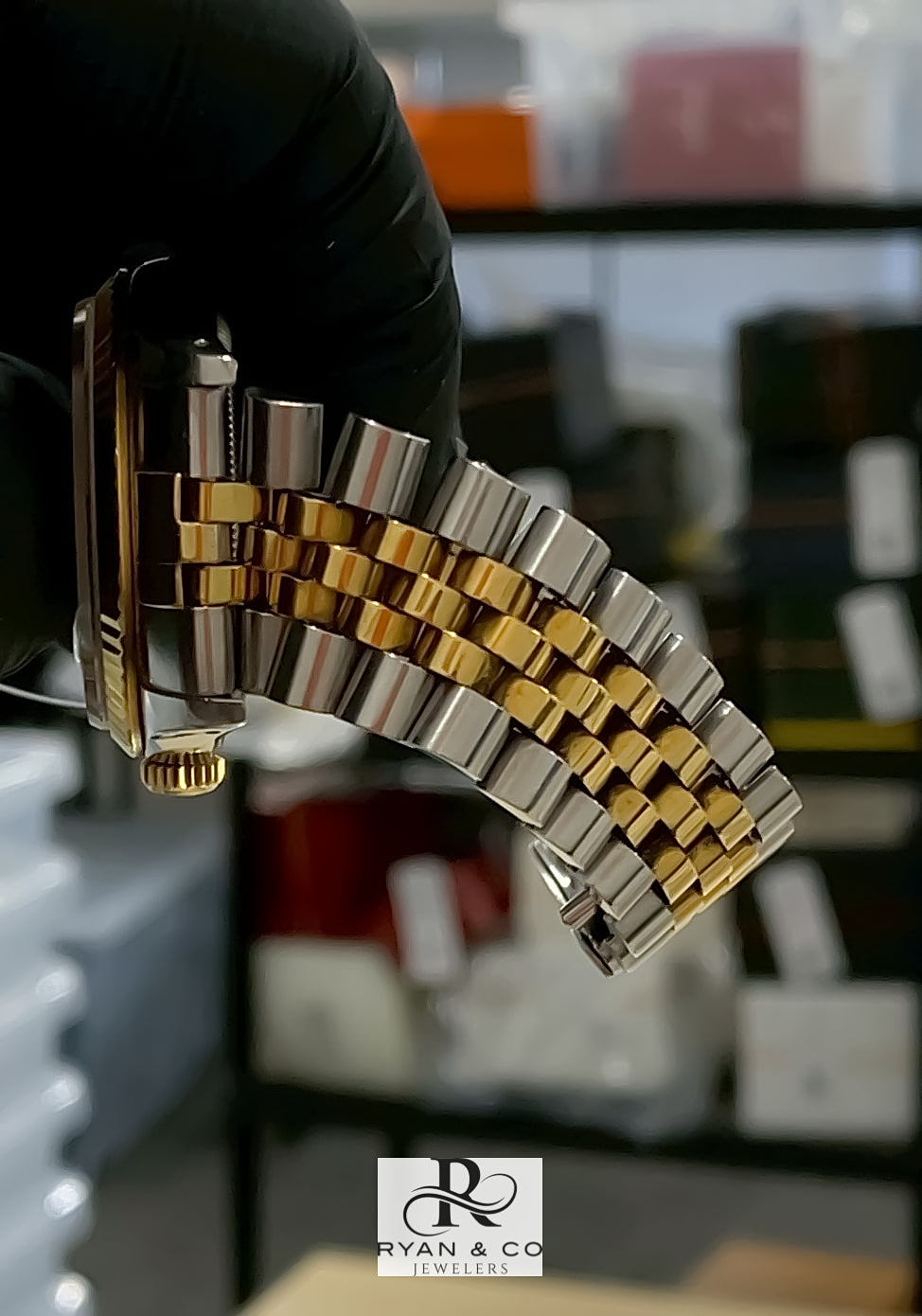 Rolex Datejust Two-Tone 36mm Champagne Diamond Dial | Jubilee Bracelet Fluted Bezel Watch