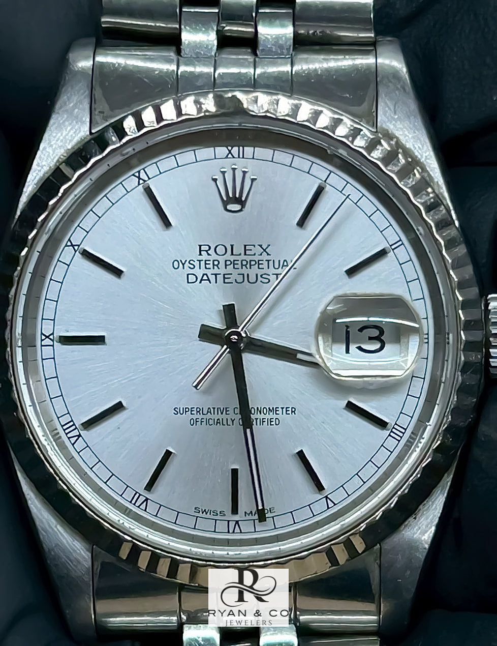 Rolex Datejust 36mm Silver Dial Stainless Steel | Jubilee Bracelet Fluted Bezel Classic Watch